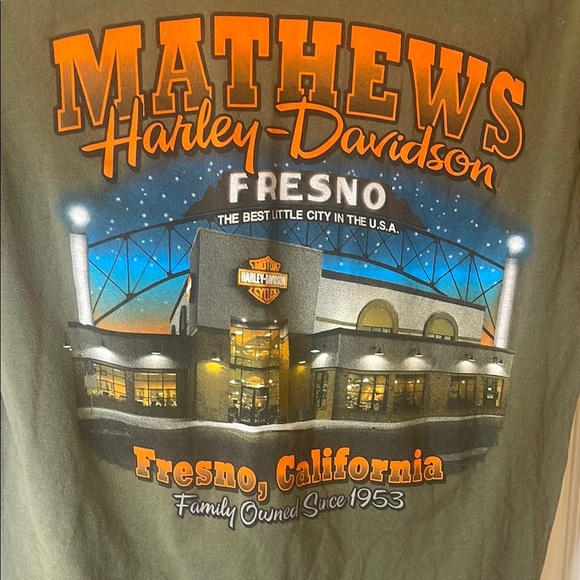 Harley-Davidson Green Short Sleeve Tee - Picture 3 of 4